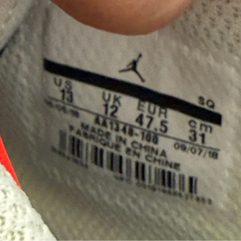 Air Jordan Westbrook 0.3 White Black AA1348-100 Retro Shoes  Sz 13
